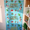 Artigos de Festa Transfronteiriços Natalino Quadrado Cortina de Gotas de Chuva Decoração de Fundo de Árvore de Natal Quadrado de Feriado de Natal Presentes