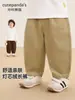 Pantalones casuales de otoño Kaka Panda para niños y niñas, pantalones de tejido de algodón puro, pantalones largos de otoño para bebé