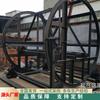 Máquina de volteo circular de alto nivel para minería Zhongkai con sistema de descarga tipo tambor. Máquina de volteo para minería.