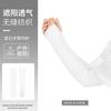 Manga de Hielo para Ciclismo de Verano Ruidong Sin Costuras Transpirable Sombrilla Protector Solar Manga para Dedos Conducción Pesca Manga Absorbe Sudor para Hombres y Mujeres