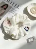 Goma para el pelo floral estilo óleo francés DIY fresca y dulce accesorio para el pelo estilo coreano. Fábrica proveedora para joyerías
