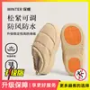 Pantuflas de Algodón Impermeables para Mujer 2026 Nuevo Otoño Invierno para Interiores Hogar Antideslizantes de Felpa Terciopelo Cálidas Pantuflas de Algodón para Mujer