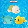 Brinquedos de Banho para Bebê Pato Pequeno Brinquedo Desenho Animado Crianças Bebê Tartaruga Brincadeira na Água Corda Menina Menino Brincadeira na Água