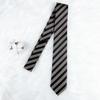 Corbata de mano con rayas rojas, cian, doradas y rojas, estilo informal vintage, combinable con todo, estilo universitario, estilo Jk