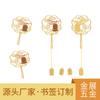 Fábrica de Shenzhen marcapáginas de metal personalizado diseño gratuito marcapáginas creativo estilo anti-epidemia marcapáginas hueco personalizado