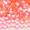 Broca de unha de diamante AB luminosa cristal de vidro broca chata DIY capa de celular acessórios decorativos boneca urso violento broca de bastão