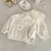 Conjunto de Desenho Animado para Bebês Meninas, Nova Coleção de Primavera, Moletom e Calça de Moletom para Meninas, Conjunto de Primavera para Sair, Conjunto de Duas Peças Classe A para Bebês e Crianças Pequenas