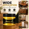 Kineshinex Cera de Abelha Polidora para Cuidados com Madeira 80ml Creme de Manutenção para Móveis Adequado para Proteção e Polimento de Superfícies de Madeira Maciça