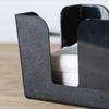 Caja de almacenamiento para barra estante organizador comercial para pajitas de café servilletas acrílico estante de almacenamiento de escritorio suministros para tienda de té de leche