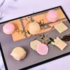 Molde de Silicona Squishy de Hamburguesa Pan Tostado Abs Frambuesa Tarta Papas Fritas Hamburguesa Pastel Horneado Molde para Cubitos de Hielo