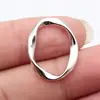 25x20mm 1.7g Multicolor DIY Accesorios Hechos a Mano Irregular Hueco Retorcido Geométrico Ovalado Colgante de Anillo