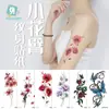 Tengo Gama Completa de Calcomanías de Tatuaje de Flores Sencillas Calcomanías de Tatuaje Impermeables Realistas Fábrica Social de Rosas Venta al por Mayor Calcomanías de Tatuaje Oscuro