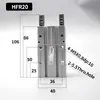 Pinça Pneumática de Cilindro de Dedo HFY6/HFR/HFZ10/MHZ2-16D/20/25/32/40D Mandíbula Plana
