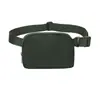 Bolso Lulu del mismo estilo en stock, riñonera antisalpicaduras, riñonera deportiva de nailon para correr, riñonera para teléfono móvil para hombres y mujeres.