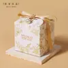 Caja de Dulces Caja de Dulces de Boda 2022ins Flor Azul Tema Lujo Ligero Moderna Caja de Regalo de Boda Caja Vacía de Dulces de Boda