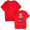 Camiseta de Verano para Pareja de Algodón Puro de Manga Corta con Hombro Caído Estilo Espada Berserk Legendario Casual Más Holgada Estilo Coreano a la Moda