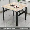 Mesa Baixa Dobrável, Mesa Quadrada e Redonda, Mesa de Jantar para Apartamentos de Aluguel e Dormitórios, Mesa Pequena, Mesa Simples para Feiras, Mesa Retangular para Exterior