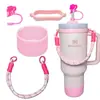 Botella de Agua Térmica Stanley Tapón Antipolvo Taza con Popote Tapa de Taza Correa de Mano Cordón para Botella de Agua Múltiples Estilos Versátiles Set