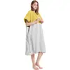 Fábrica de Comercio Exterior Amazon Microfibra con Cremallera Bolsillo Oculto Toalla de Natación Playa Surf Traje de Baño para Cambiarse