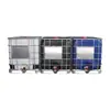 Barril de tonelada de grande porte IBC barril de armazenamento de água novo 00L barril químico espessado 10 barris contentores tonelada plástico 1 metro cúbico barril de diesel