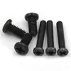 Tornillos para Máquina de Cabeza Redonda y Tornillos de Cabeza Phillips de Acero al Carbono Pm Negro M1M1.6M2M3M3.5M4M5M6Mm