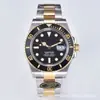 Modelo de Alta Venta Transfronteriza: Rolex Submariner Verde, Mecánico Totalmente Automático, Acero Inoxidable, Luminoso, Versiones Negra y Azul, Brazalete Mecánico de Acero, Bisel de Cerámica