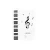 Clase de Música Cuaderno de Registro General para Clase de Piano Cuaderno de Registro para Aula de Aprendizaje Libro Grande 16K Personalizable