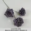 Rosas de Diamante de Tres Cabezas Directamente del Fabricante Arreglos Florales para Bodas al por Mayor Flores para Pasillos Rosas en Cascada Flores Artificiales