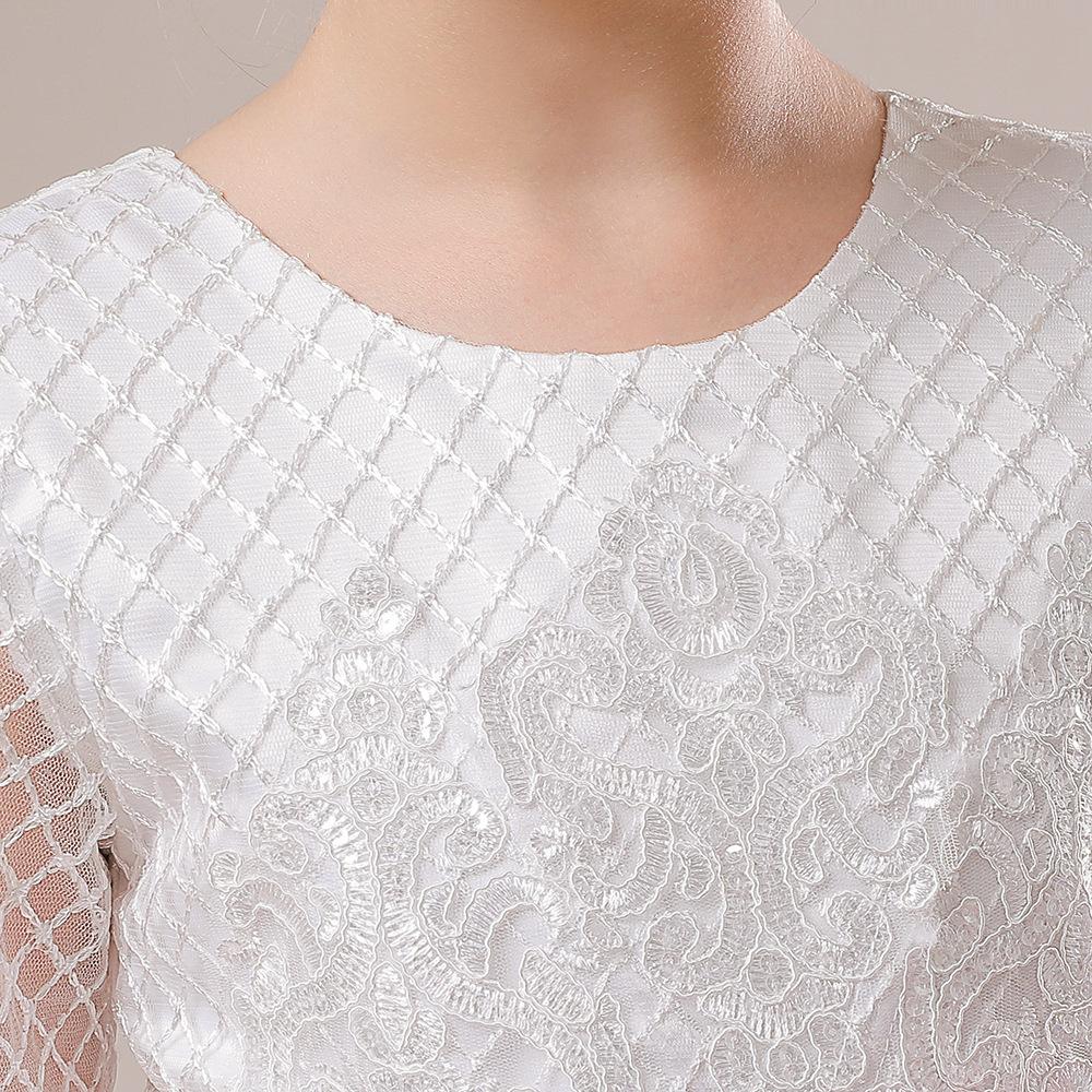 七分袖长款公主裙