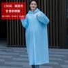 Impermeable desechable al por mayor para adultos EVA grueso unido mate largo para hombres y mujeres poncho portátil con logo estampado