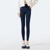Pantalones de tiburón cepillados de otoño para mujer, pantalones de yoga para usar al aire libre, cintura alta, ajustan el abdomen, levantan los glúteos, look blanco adelgazante, leggings de estilo largo