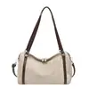 Bolso Boston Retro de Ante Otoño/Invierno para Mujer, Nuevo Bolso de Mano Patchwork Color-Block 2026, Bolso Almohada, Bolso de Hombro, Bolso Cruzado