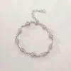 Colares e Pulseiras de Aço Inoxidável com Design de Nicho Simples e Elegante, Personalizados e Versáteis, Não Desbotam, Venda Direta do Fabricante, Atacado