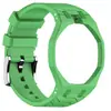 Xuan Yin é compatível com a pulseira de relógio estilo AP da colaboração Swatch Royal Pop, apresentando um padrão de armadura