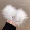 Li Yitong mismo estilo horquilla hada vestido de novia accesorios para el cabello perla borla mariposa elfo tocado de novia 2023 nuevo