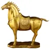 Adorno de Caballo de Bronce, Caballo del Zodiaco, Caballo de Cobre, Símbolo de Éxito, Caballo Galopando, Artesanía para Decoración de Hogar, Sala de Estar, Oficina