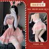 Fada novo Natal roupa sexy coelhinha de veludo puro desejo vento âncora vestido cos Roupa de Ano Novo S8