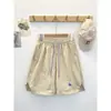 Pantalones Cortos Casuales de Trabajo de Secado Rápido Estilo Japonés para Hombre, Pantalones Funcionales de Cinco Puntos para Verano, Pantalones Cortos Sueltos Rectos de Longitud Media