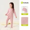 LyocellDududu Hogar Ropa de Otoño para Niños Pantalones de Otoño Invierno Juego de Ropa Interior para Niños Ropa Caliente para Niñas Otoño Invierno Nuevo