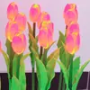 Luces Solares de Tulipan LED Simuladas para Jardín Exterior, Luces Decorativas de Paisaje para Patio