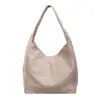 Bolsa tote retrô de grande capacidade para moda transfronteiriça, bolsa de ombro casual versátil, bolsa de antebraço para o dia a dia em camurça