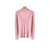 Suéter Slimming Gola U Retrô Lã Pura Outono Inverno Novo Macio Grudando Cor Sólida Pulôver Camada Base Manga Longa Camisa Base para Mulheres