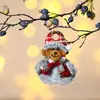 Adornos de Tela Navideños, Muñecos Navideños Pequeños, Pequeñas Decoraciones Colgantes, Colgantes para Árbol de Navidad, Artículos Decorativos, Colección de Colgantes Pequeños para Regalo