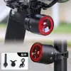 Luz trasera de inducción de freno de bicicleta, carga de alta resistencia, luz para coche de carretera, luz para conducción nocturna, equipo para montar en bicicleta de montaña