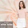 Jersey de lino copo de nieve cáñamo poliéster viscosa hilo AB bambú lino raya teñida en hilo antiestático tejido jacquard de cuentas de doble cara