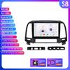 Adecuado para Hyundai Santa Fe 06-12 Navegación GPS Bluetooth Cámara de Reversa Pantalla Grande Android