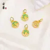 Colgante Tradicional de Esmalte con Diseño de Cloisonné de Goteo de Aceite Hecho a Mano, Colgante para Pulsera y Collar DIY, Materiales Versátiles para Accesorios