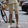 Pantalones cortos deportivos casuales de jacquard rectos y anchos de primavera y verano con múltiples bolsillos para hombre, estilo callejero europeo y americano transfronterizo 2024