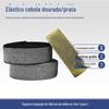 Elástico de ouro e prata multiespecificação elástico dourado cebola cor clara elástico atacado elástico de seda brilhante
