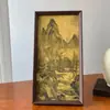 Nuevo Estilo Chino Salón de Jade Pintura Decorativa Rica Marco de Fotos Pintura de Mesa Pintura China Grabada de Nuevo Pintura Colgante para Entrada Sala de Estar Adornos de Escritorio